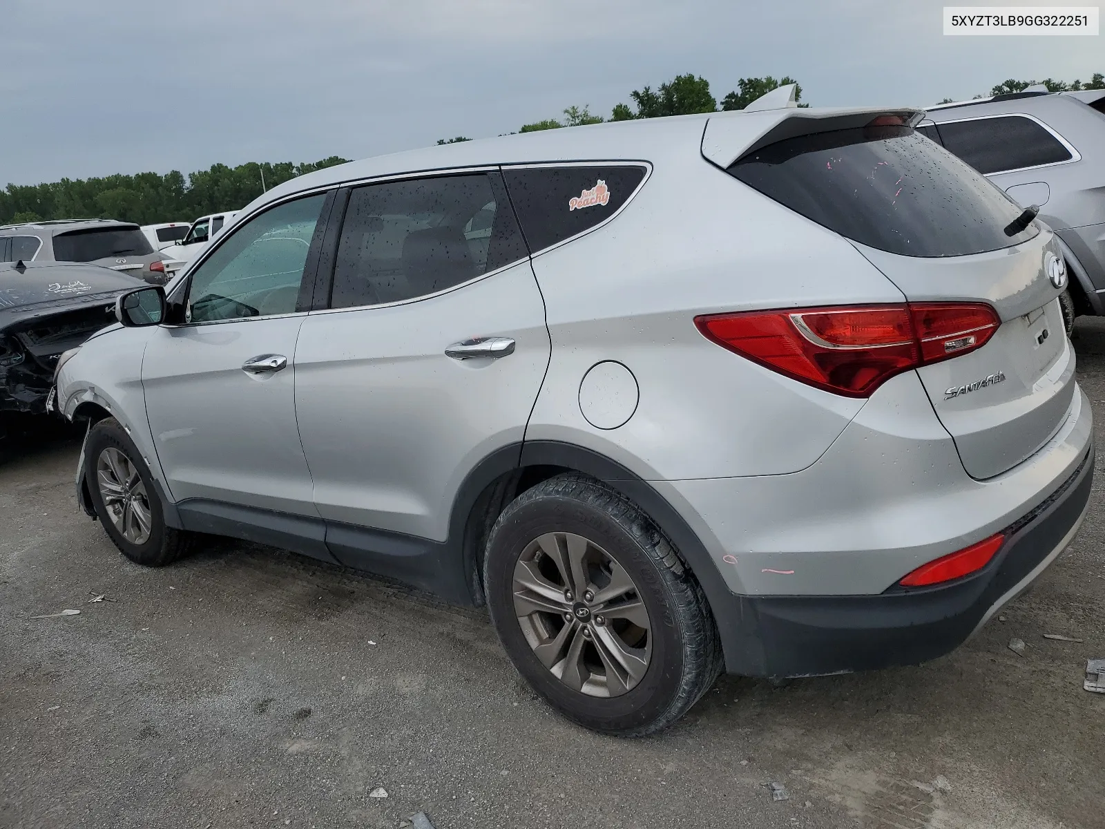 2016 Hyundai Santa Fe Sport VIN: 5XYZT3LB9GG322251 Lot: 54167424