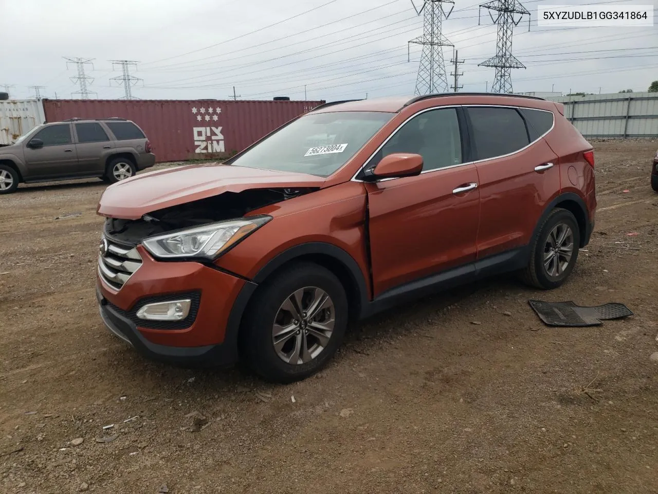 2016 Hyundai Santa Fe Sport VIN: 5XYZUDLB1GG341864 Lot: 56273004