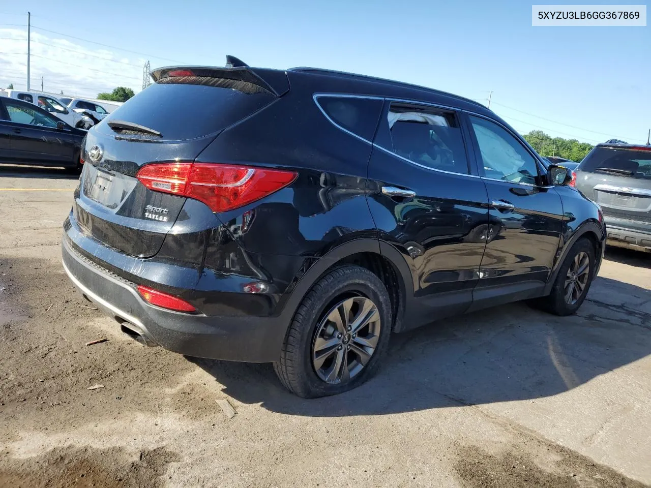 5XYZU3LB6GG367869 2016 Hyundai Santa Fe Sport