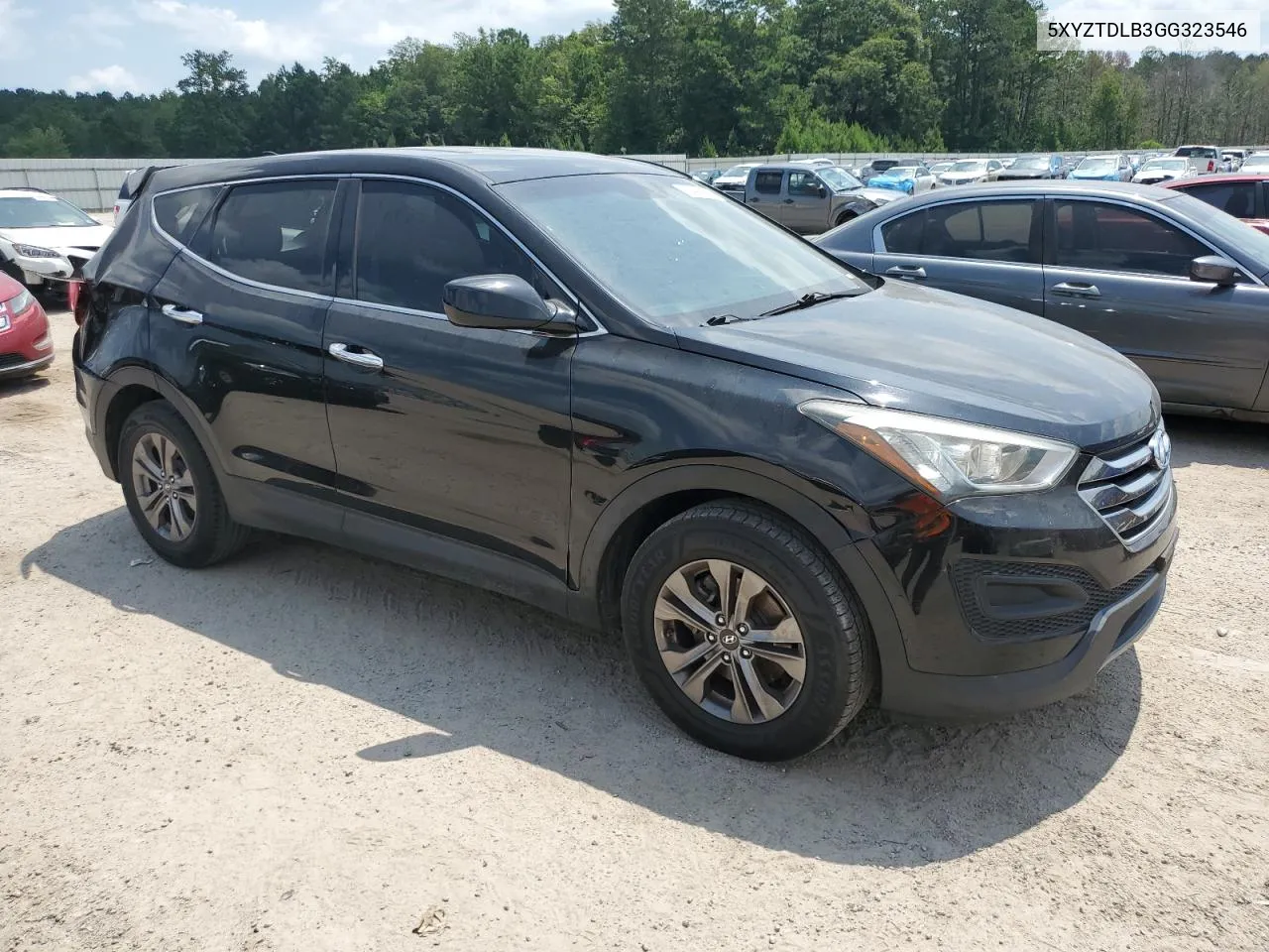 2016 Hyundai Santa Fe Sport VIN: 5XYZTDLB3GG323546 Lot: 60495234