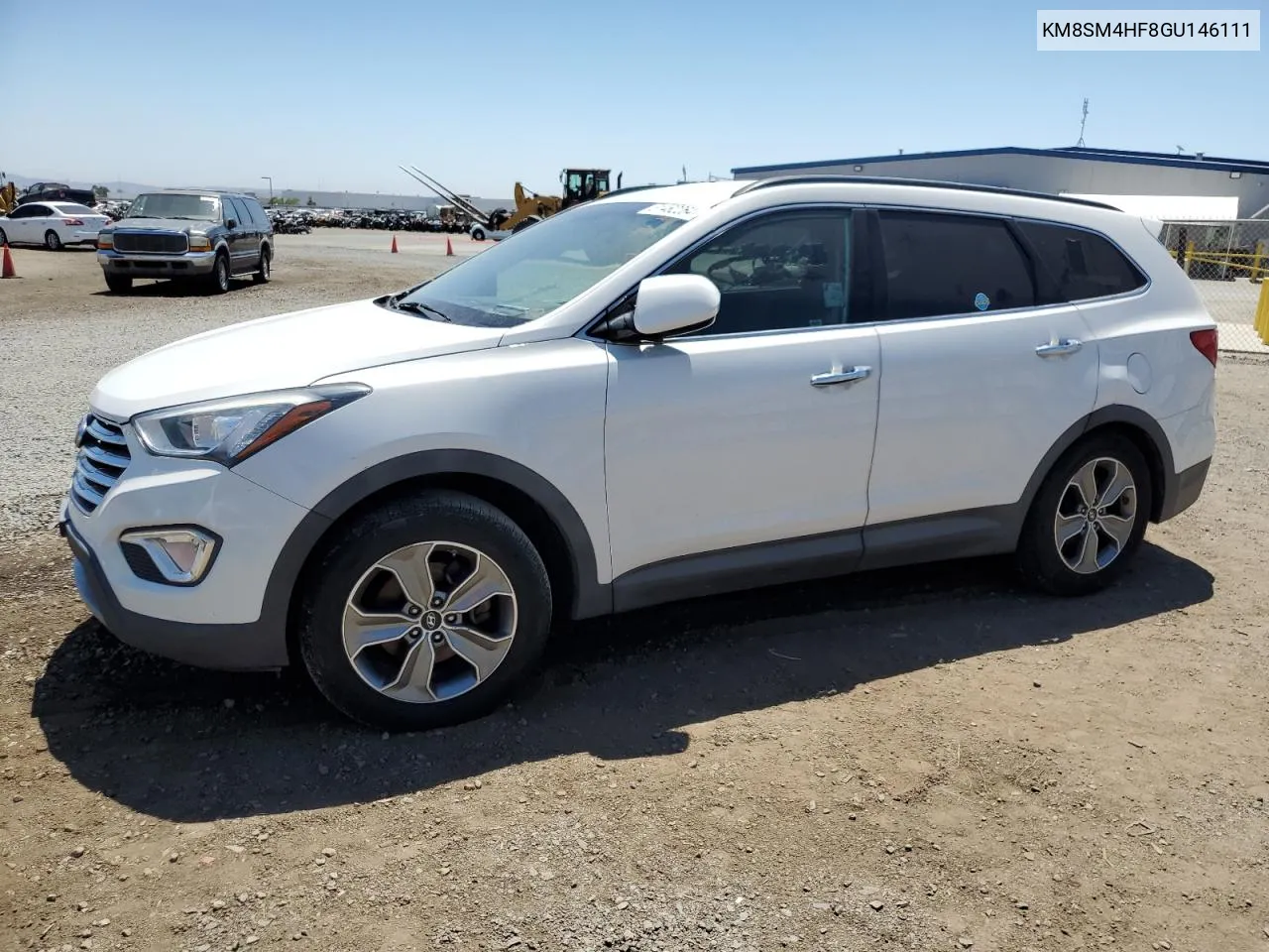 KM8SM4HF8GU146111 2016 Hyundai Santa Fe Se