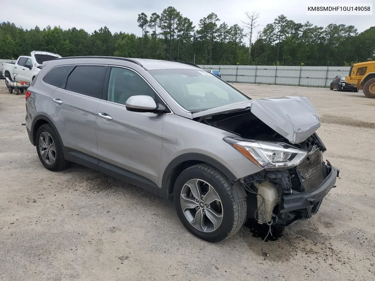 2016 Hyundai Santa Fe Se VIN: KM8SMDHF1GU149058 Lot: 61604454