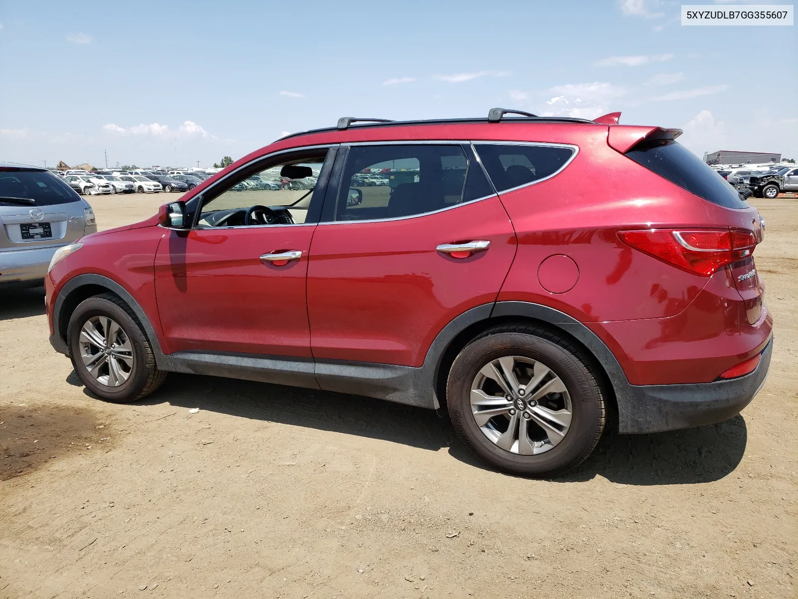 5XYZUDLB7GG355607 2016 Hyundai Santa Fe Sport