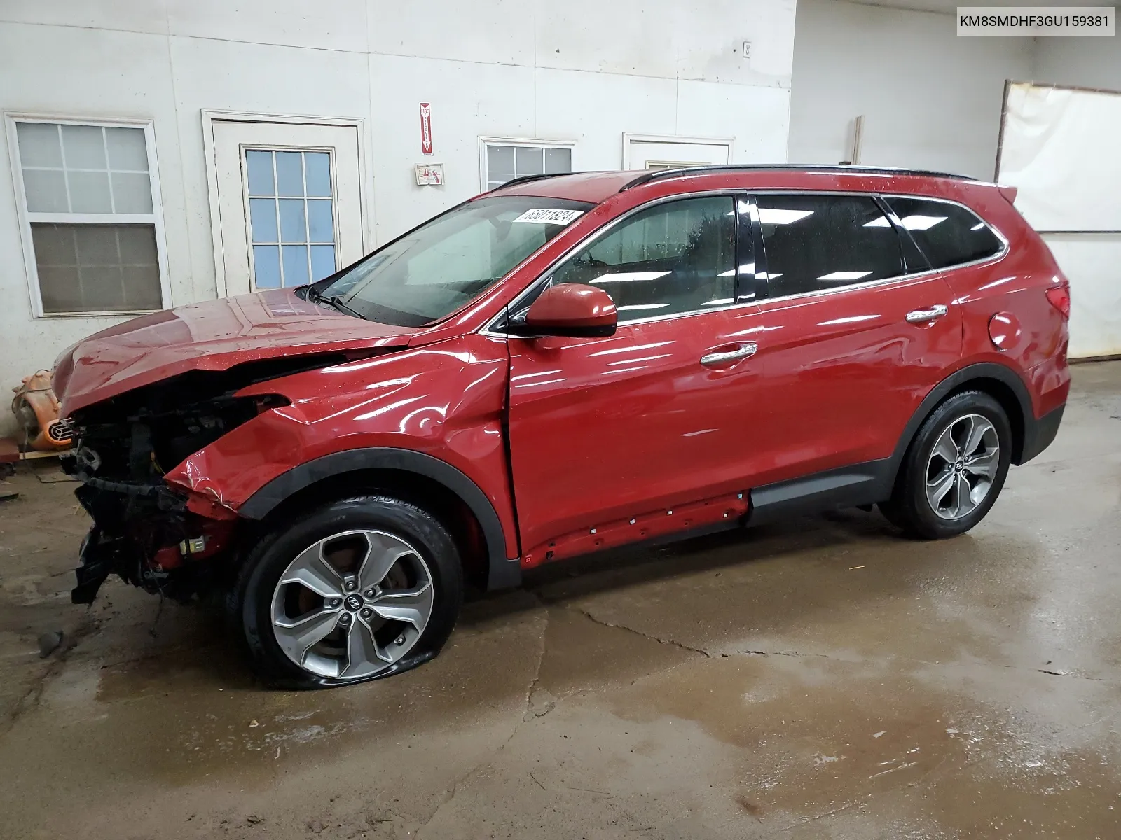 KM8SMDHF3GU159381 2016 Hyundai Santa Fe Se