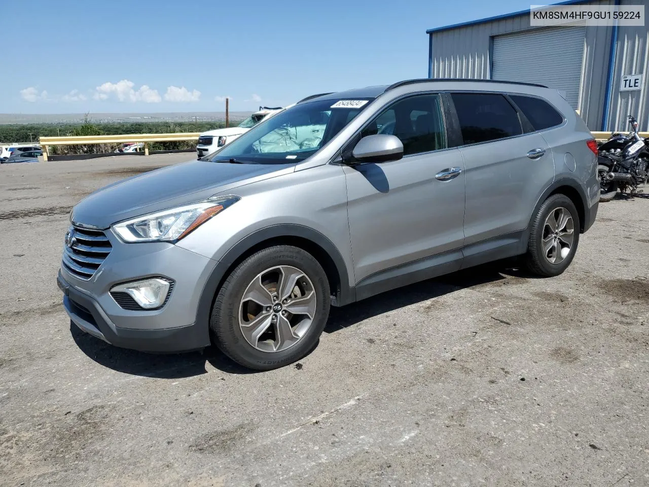 2016 Hyundai Santa Fe Se VIN: KM8SM4HF9GU159224 Lot: 65488434