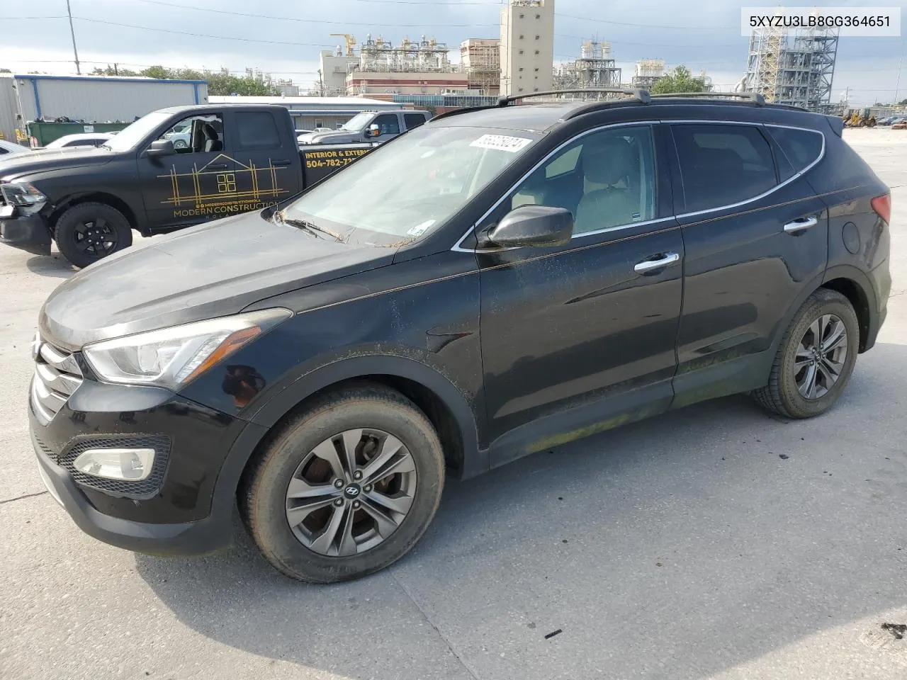 2016 Hyundai Santa Fe Sport VIN: 5XYZU3LB8GG364651 Lot: 65893594