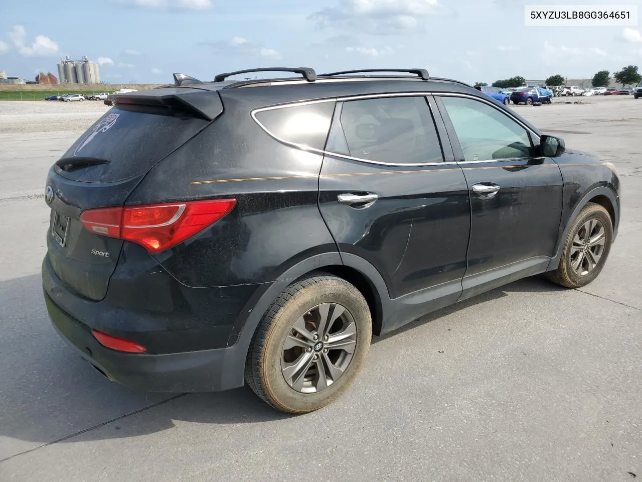 5XYZU3LB8GG364651 2016 Hyundai Santa Fe Sport