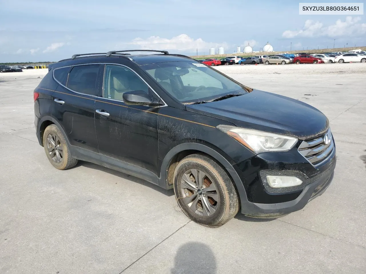 5XYZU3LB8GG364651 2016 Hyundai Santa Fe Sport