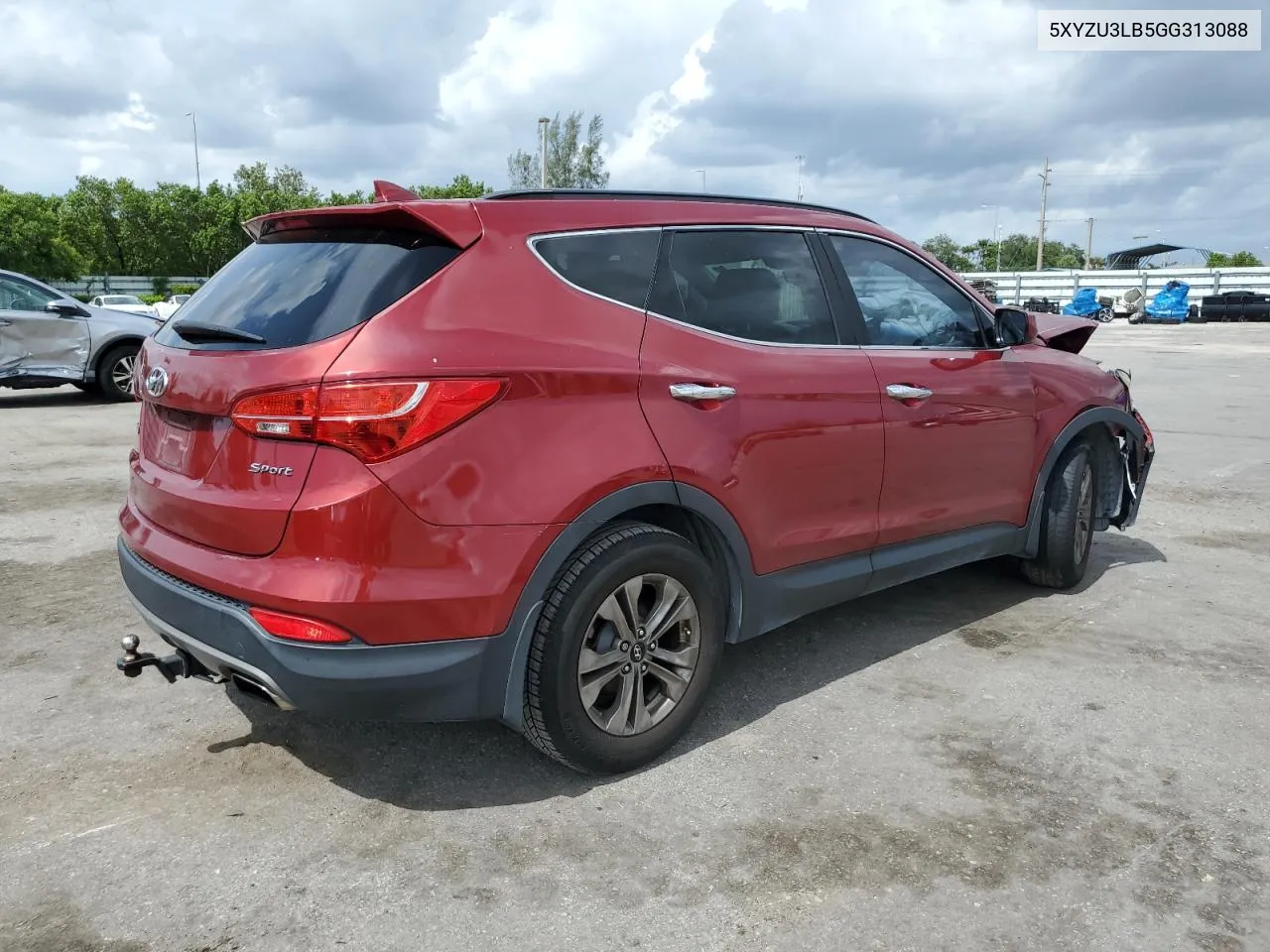 2016 Hyundai Santa Fe Sport VIN: 5XYZU3LB5GG313088 Lot: 66470084