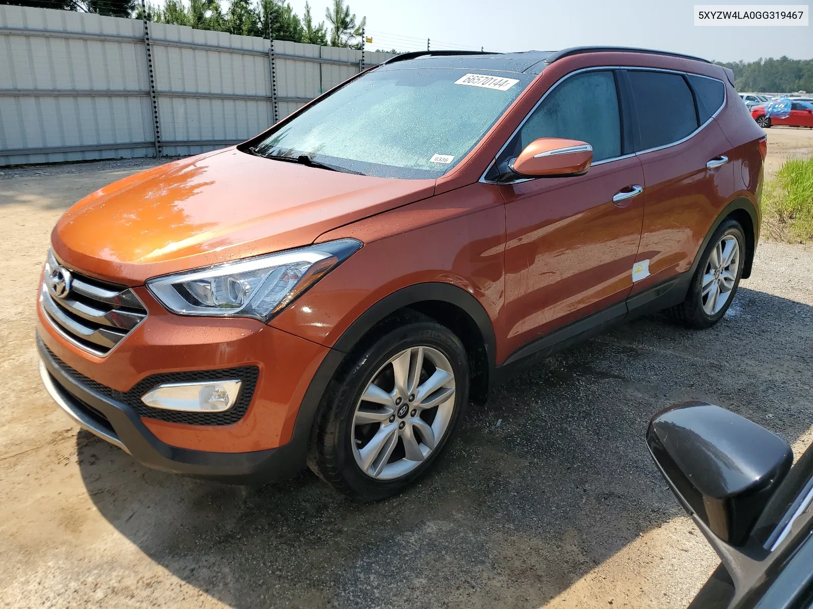 2016 Hyundai Santa Fe Sport VIN: 5XYZW4LA0GG319467 Lot: 66570144