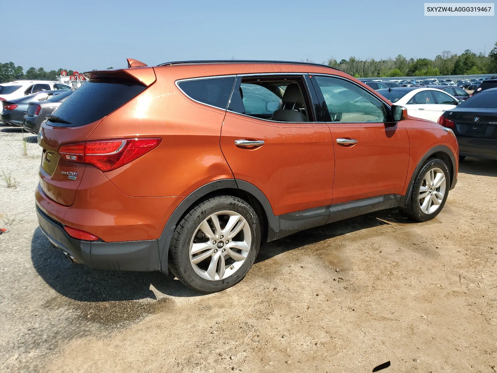 2016 Hyundai Santa Fe Sport VIN: 5XYZW4LA0GG319467 Lot: 66570144