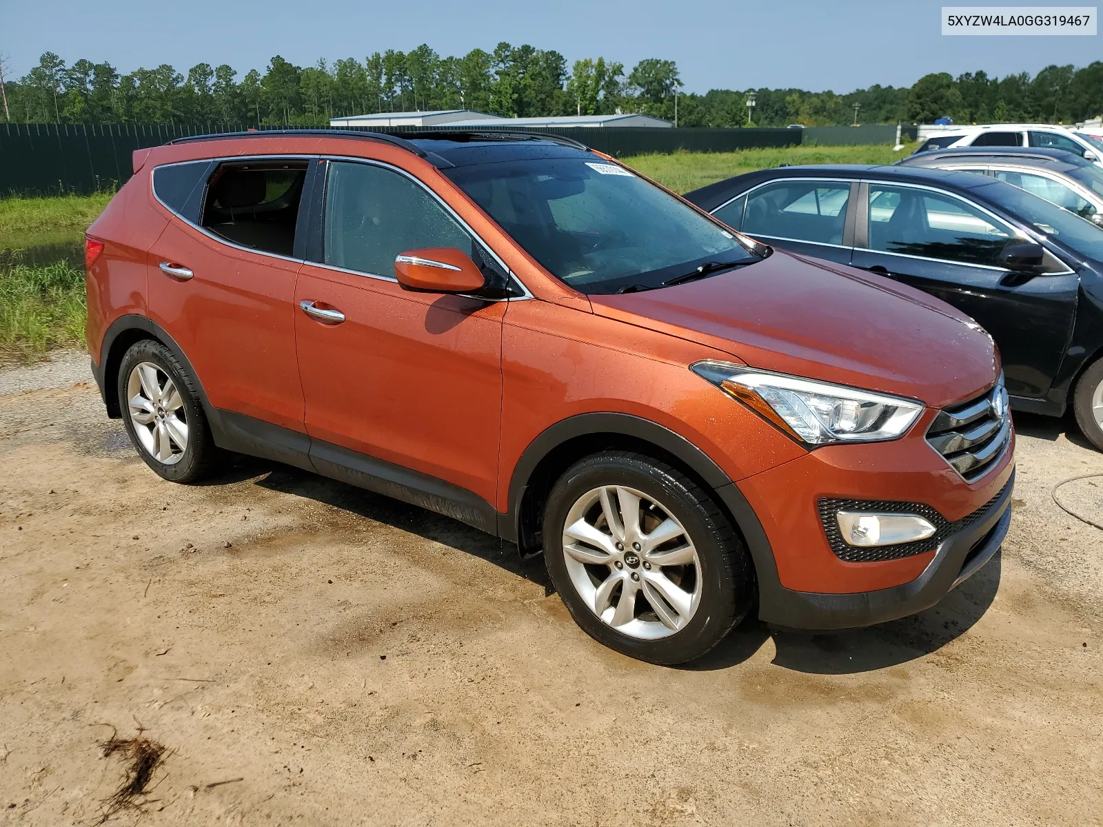 2016 Hyundai Santa Fe Sport VIN: 5XYZW4LA0GG319467 Lot: 66570144