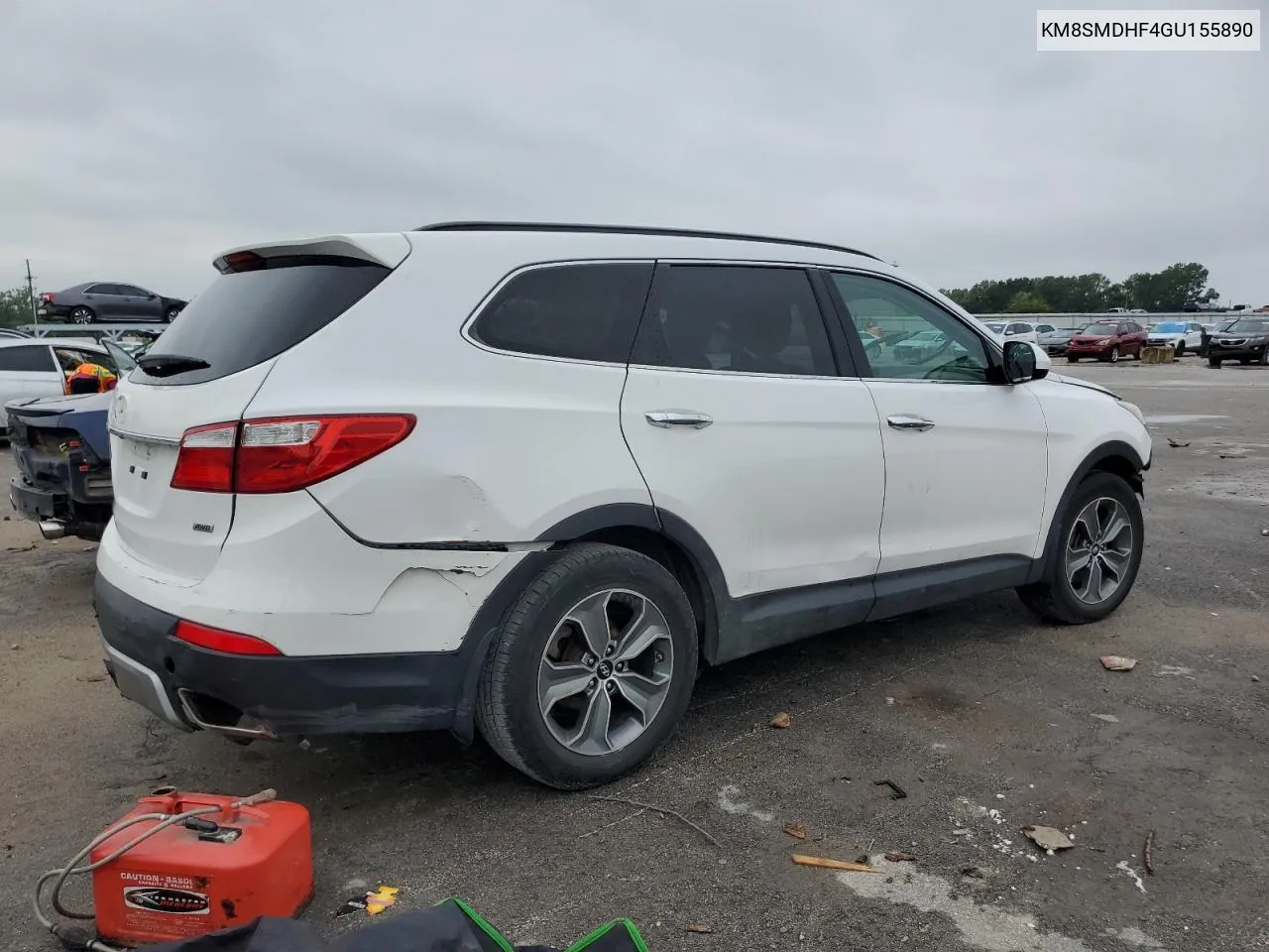 KM8SMDHF4GU155890 2016 Hyundai Santa Fe Se