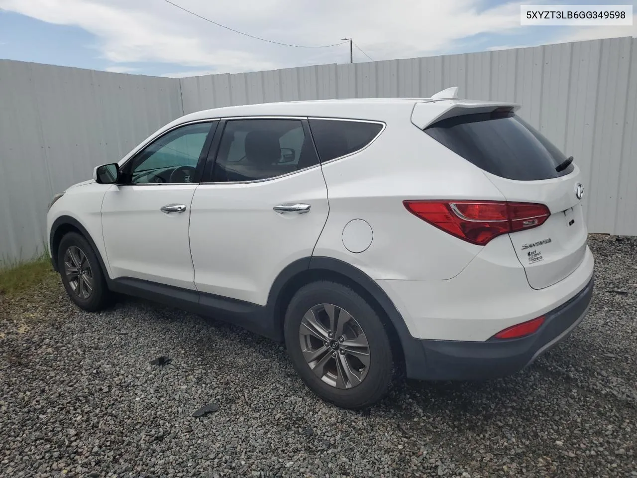 2016 Hyundai Santa Fe Sport VIN: 5XYZT3LB6GG349598 Lot: 67109384