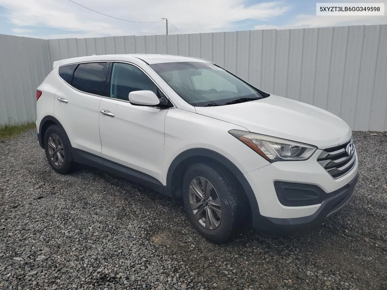 5XYZT3LB6GG349598 2016 Hyundai Santa Fe Sport