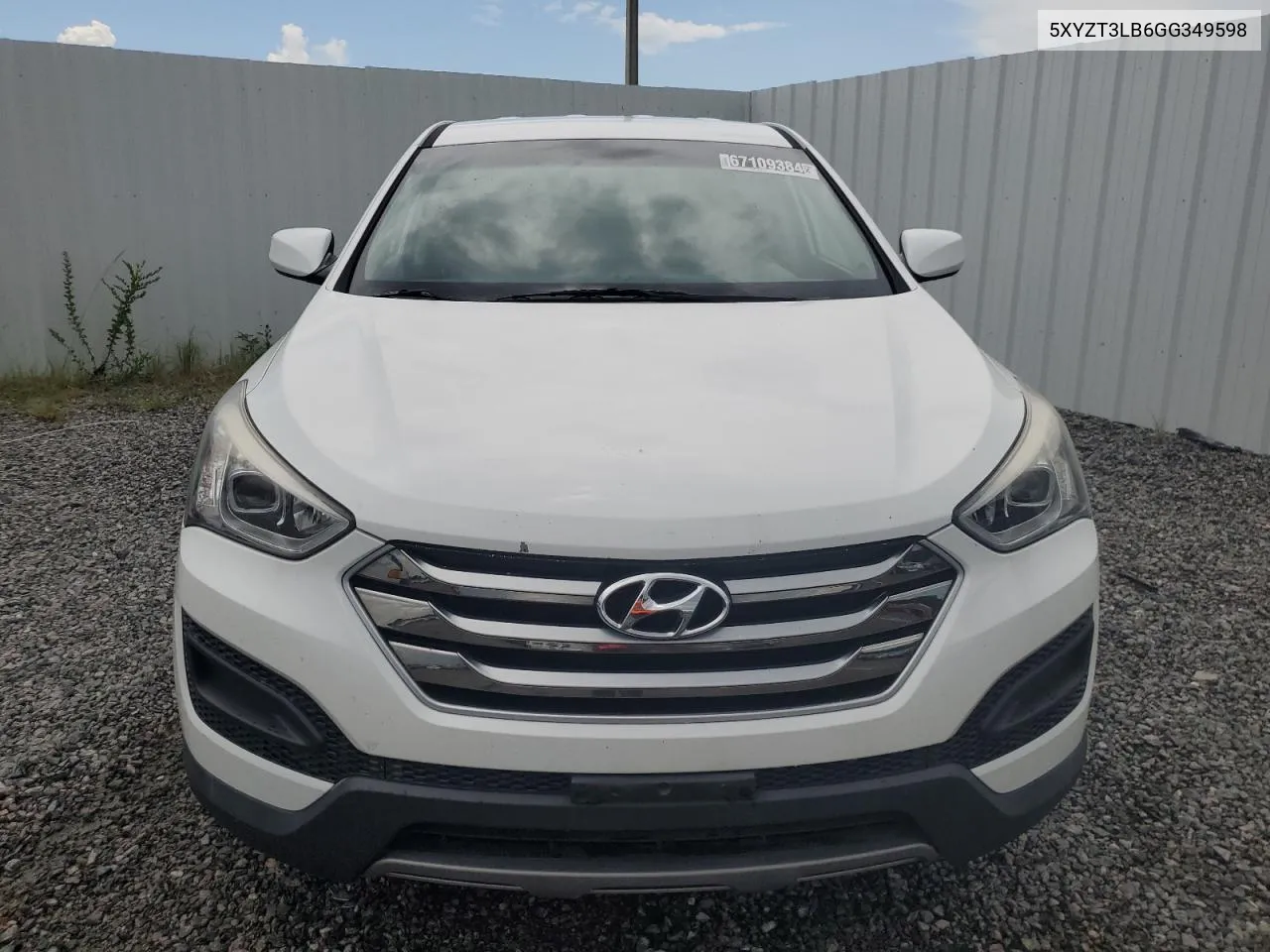 5XYZT3LB6GG349598 2016 Hyundai Santa Fe Sport