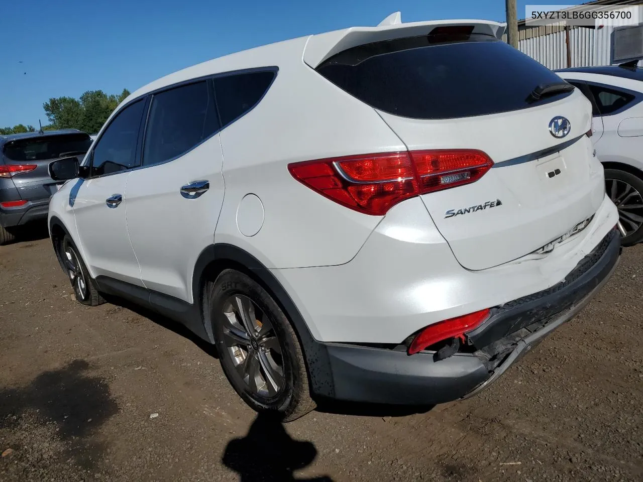 5XYZT3LB6GG356700 2016 Hyundai Santa Fe Sport