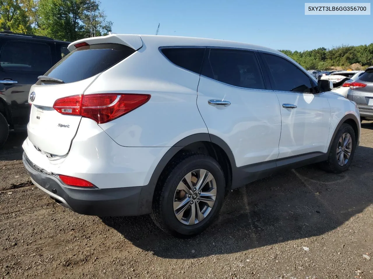 2016 Hyundai Santa Fe Sport VIN: 5XYZT3LB6GG356700 Lot: 67650974