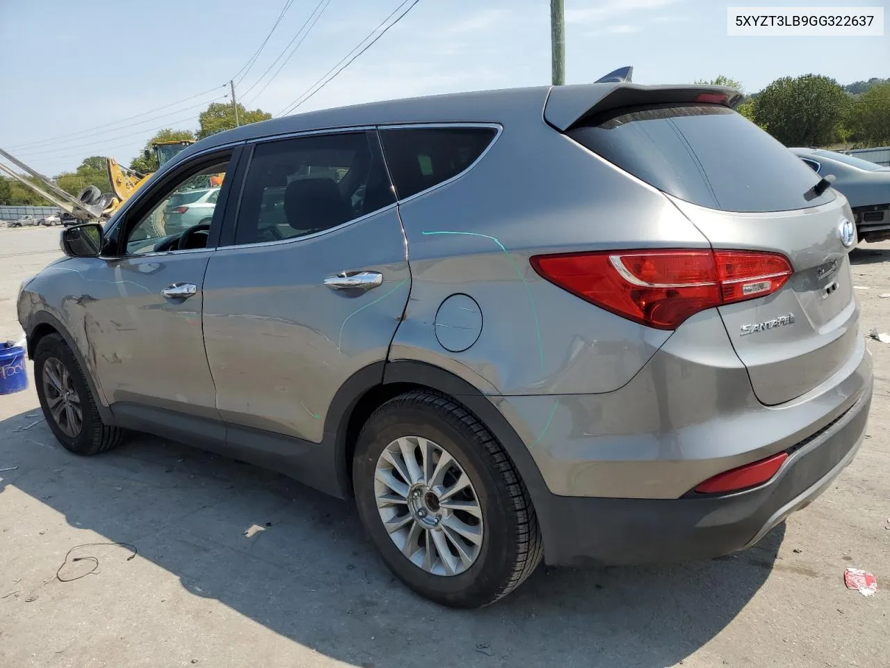 5XYZT3LB9GG322637 2016 Hyundai Santa Fe Sport