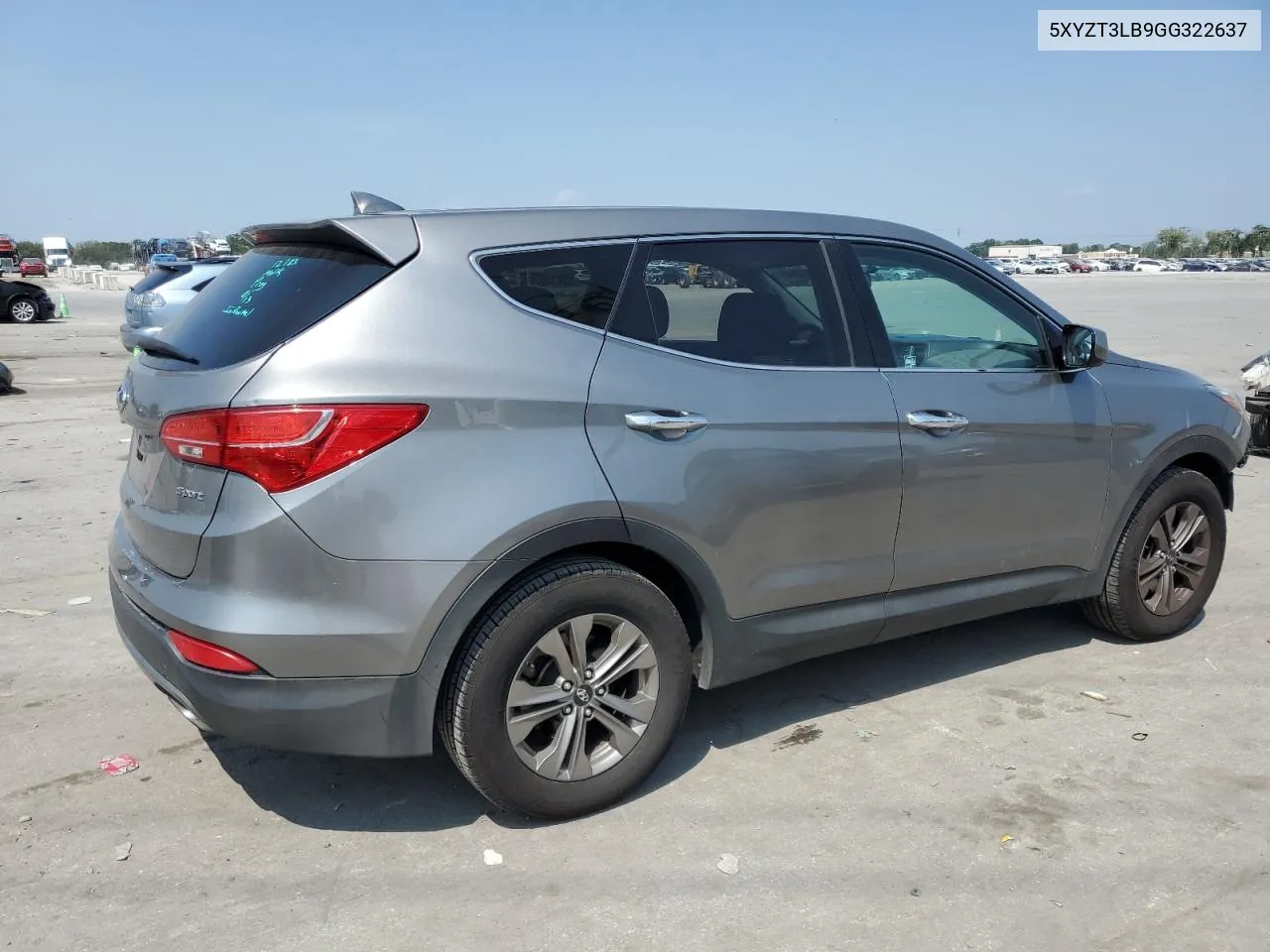 5XYZT3LB9GG322637 2016 Hyundai Santa Fe Sport