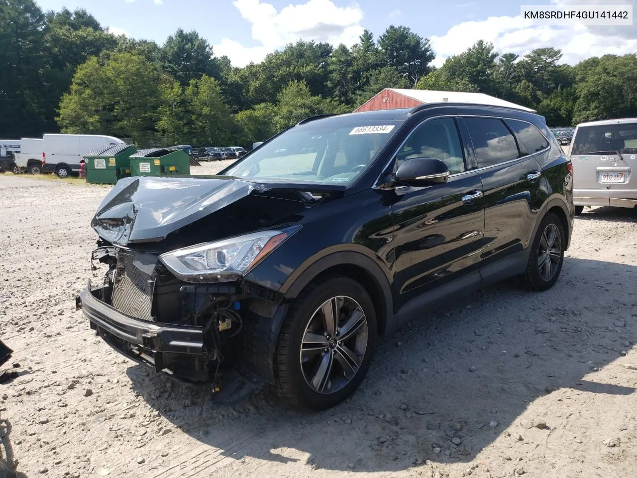 KM8SRDHF4GU141442 2016 Hyundai Santa Fe Se Ultimate