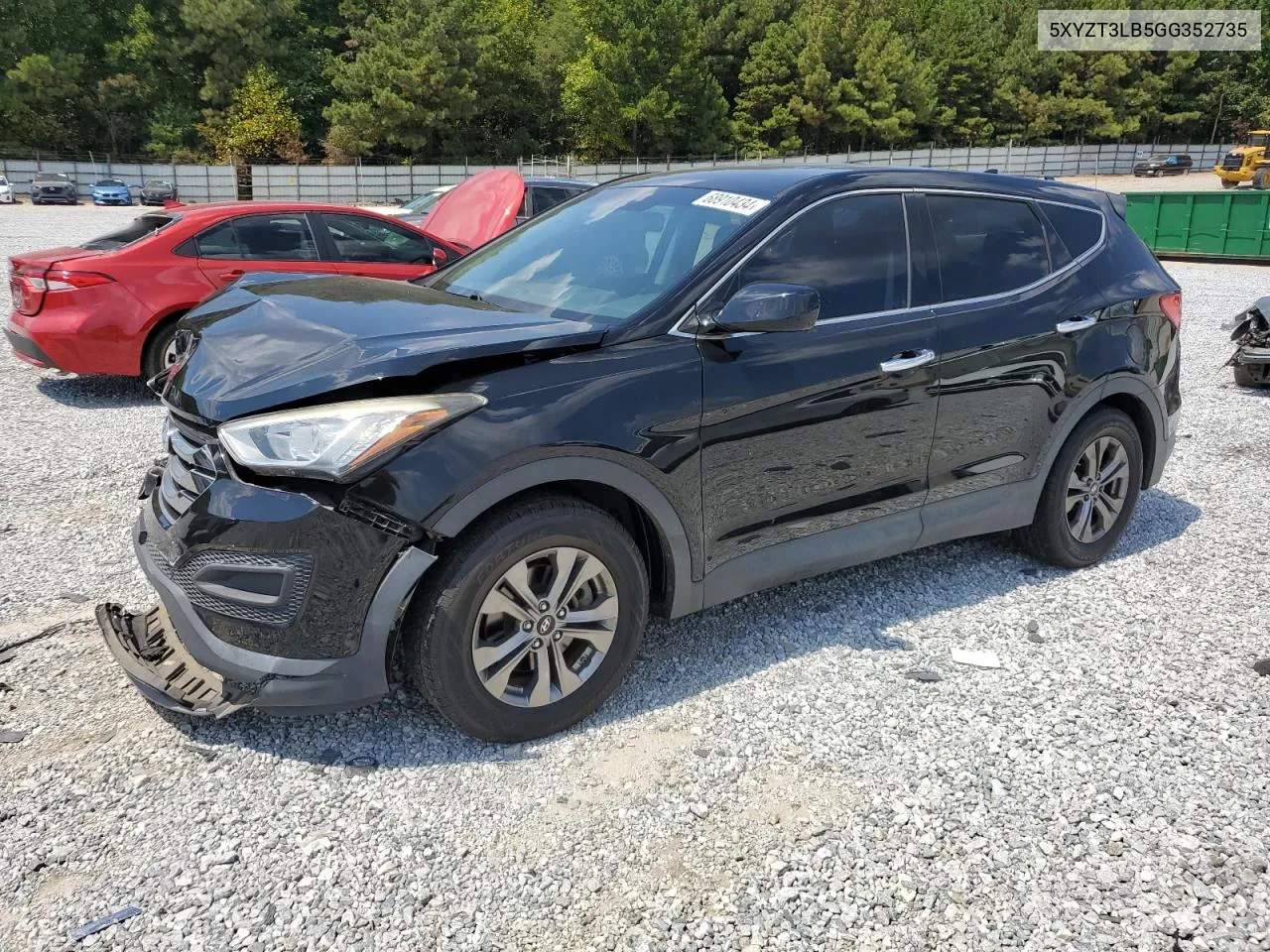 5XYZT3LB5GG352735 2016 Hyundai Santa Fe Sport