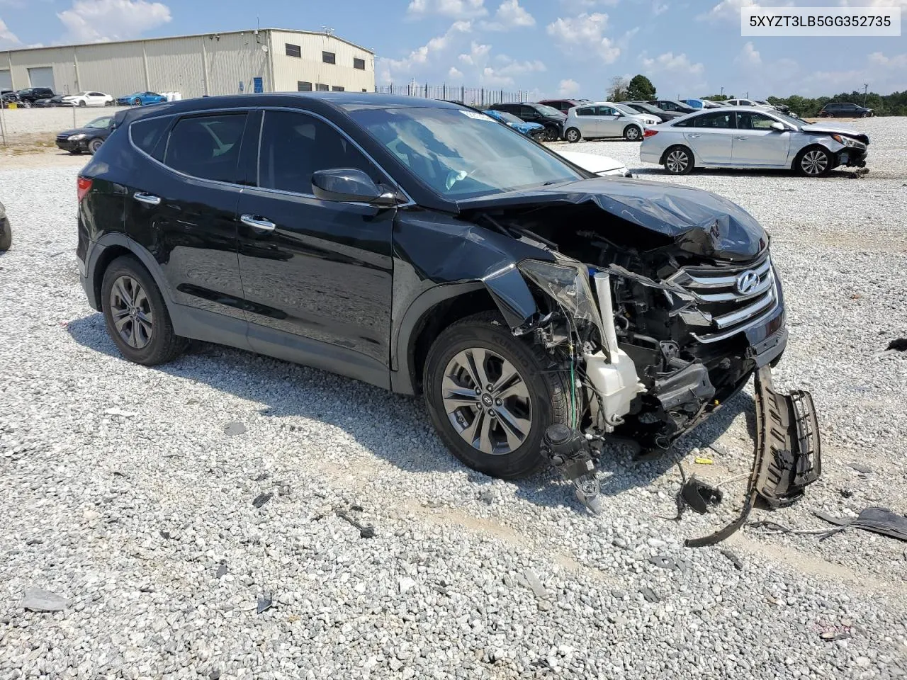 2016 Hyundai Santa Fe Sport VIN: 5XYZT3LB5GG352735 Lot: 68910434