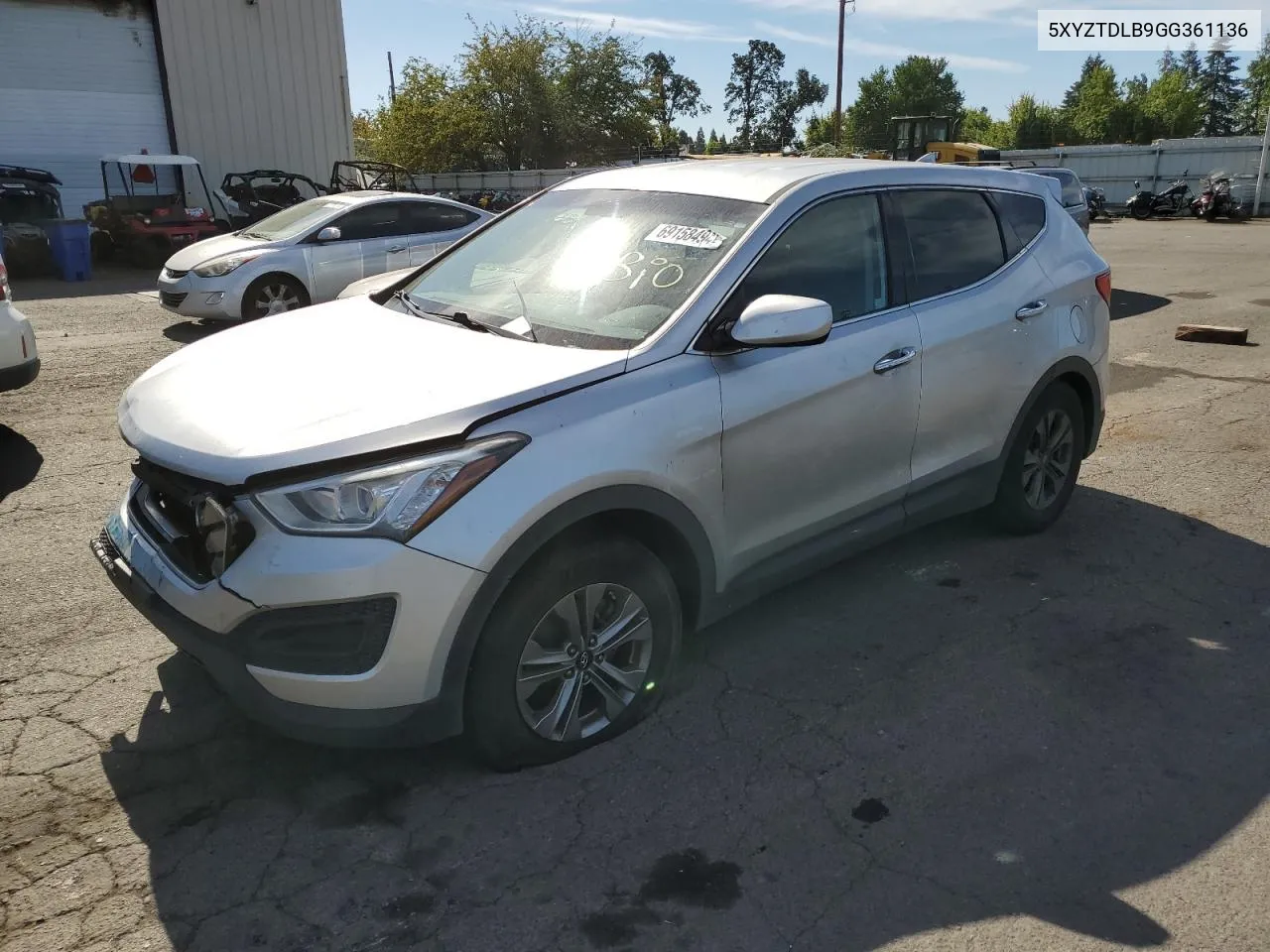 2016 Hyundai Santa Fe Sport VIN: 5XYZTDLB9GG361136 Lot: 69158494