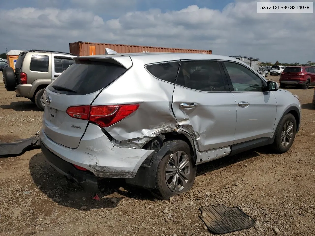 2016 Hyundai Santa Fe Sport VIN: 5XYZT3LB3GG314078 Lot: 69215714