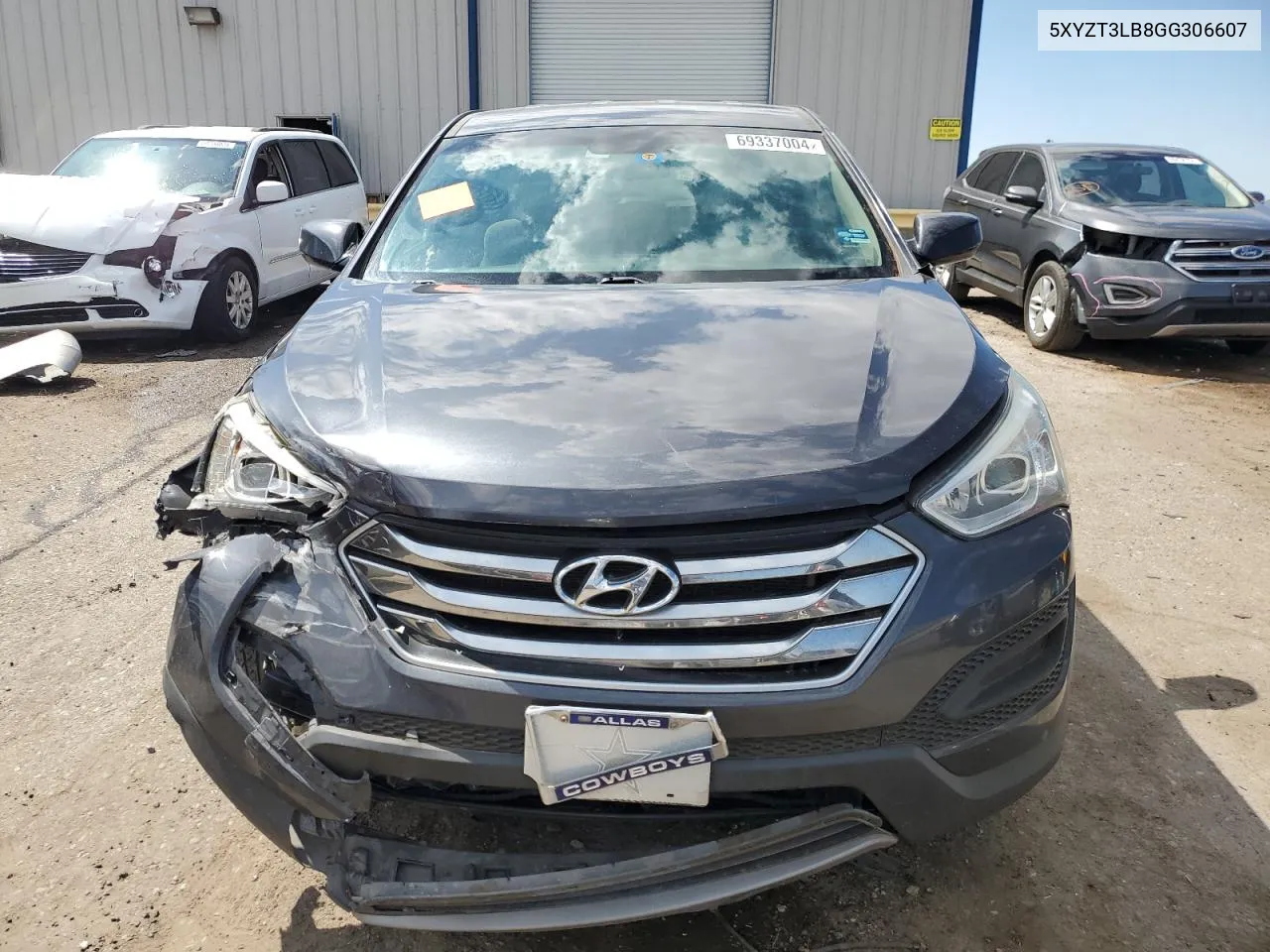 5XYZT3LB8GG306607 2016 Hyundai Santa Fe Sport