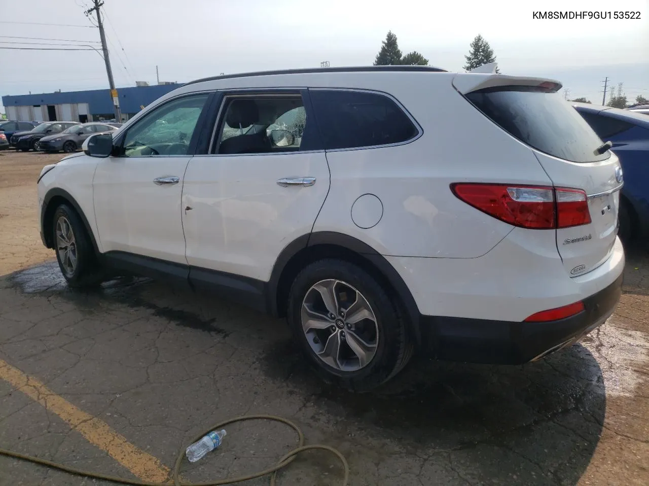 KM8SMDHF9GU153522 2016 Hyundai Santa Fe Se