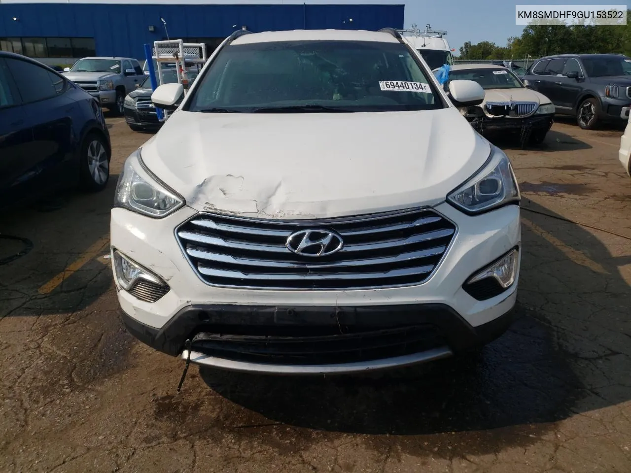 KM8SMDHF9GU153522 2016 Hyundai Santa Fe Se