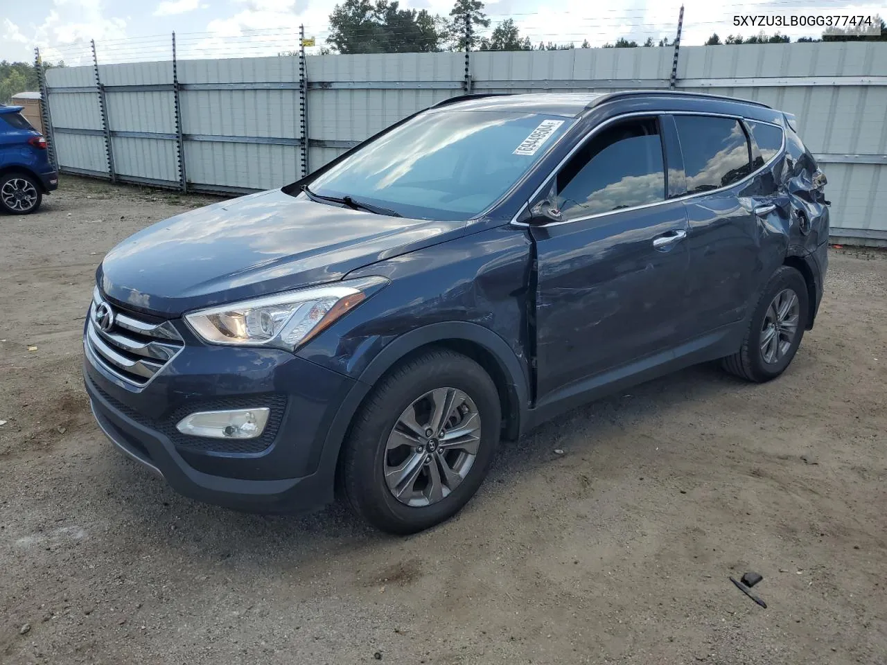 5XYZU3LB0GG377474 2016 Hyundai Santa Fe Sport