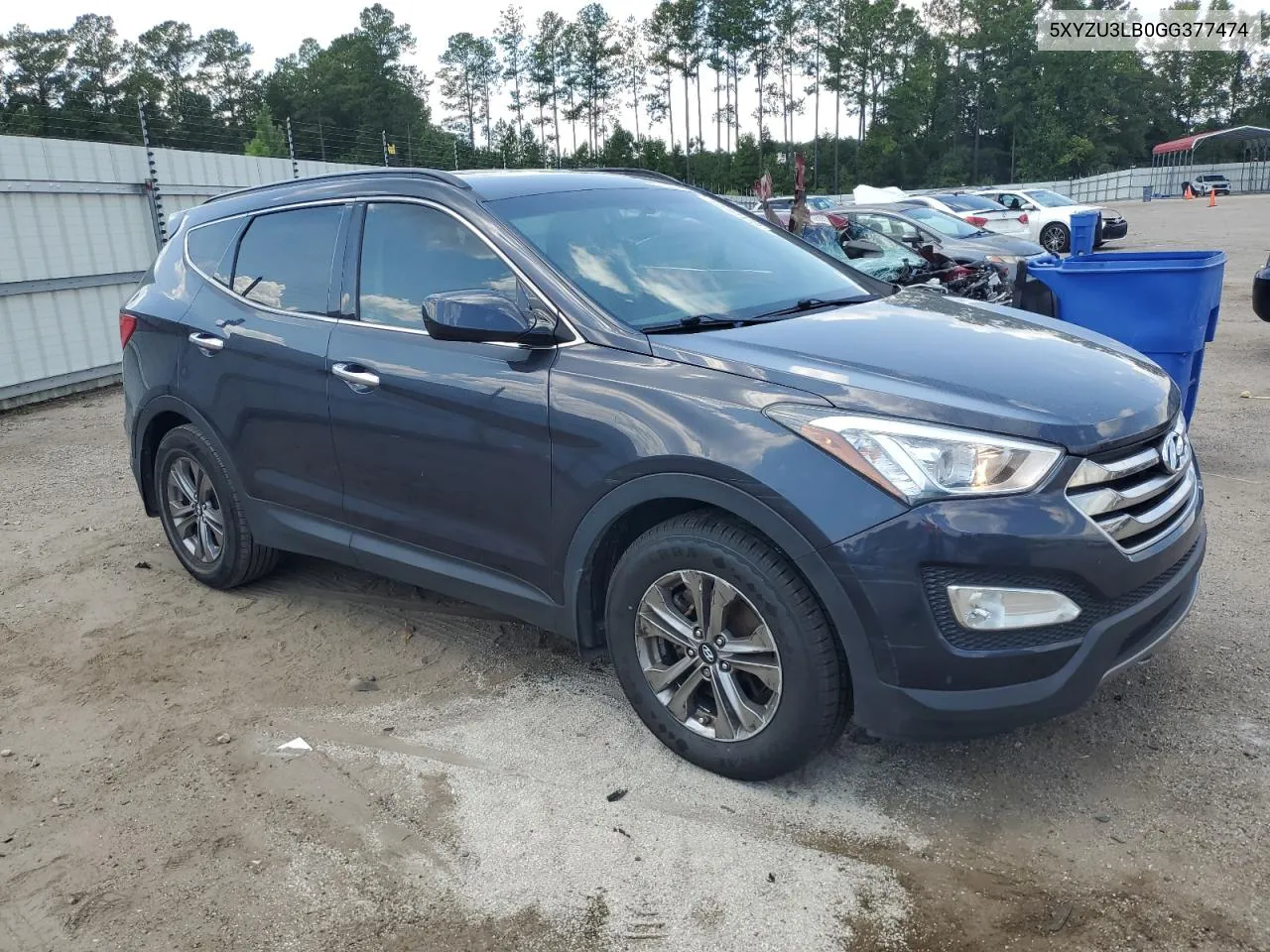 2016 Hyundai Santa Fe Sport VIN: 5XYZU3LB0GG377474 Lot: 69449504