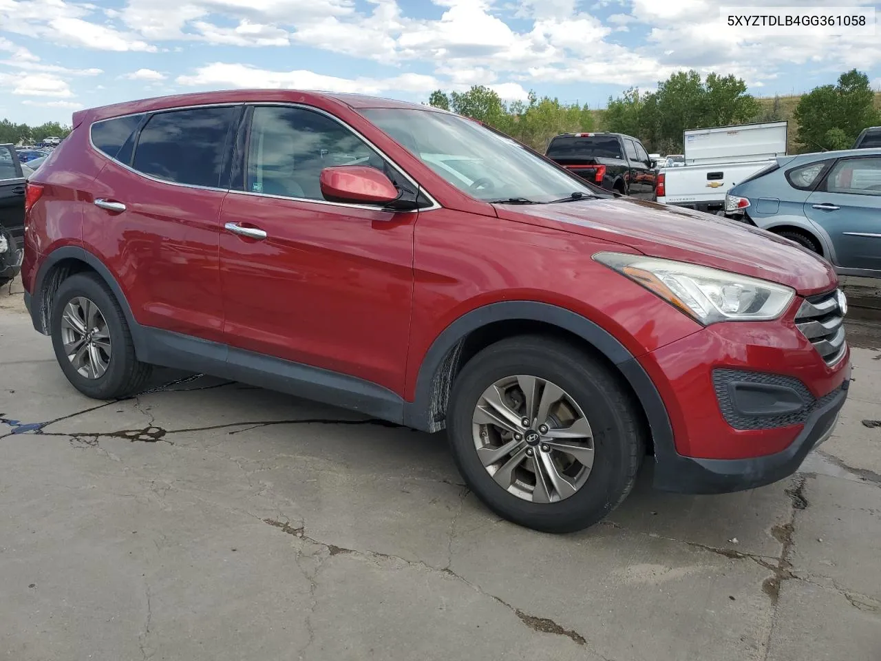 5XYZTDLB4GG361058 2016 Hyundai Santa Fe Sport