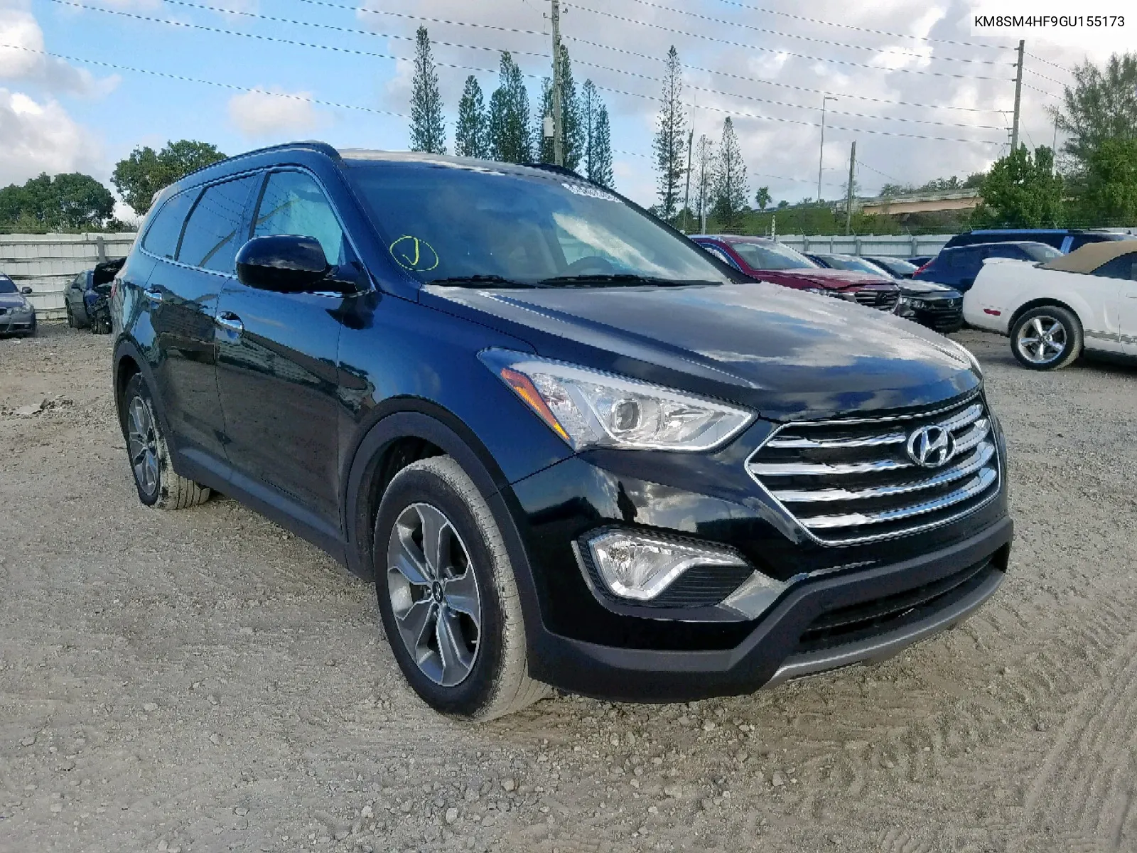 2016 Hyundai Santa Fe Se VIN: KM8SM4HF9GU155173 Lot: 70271704