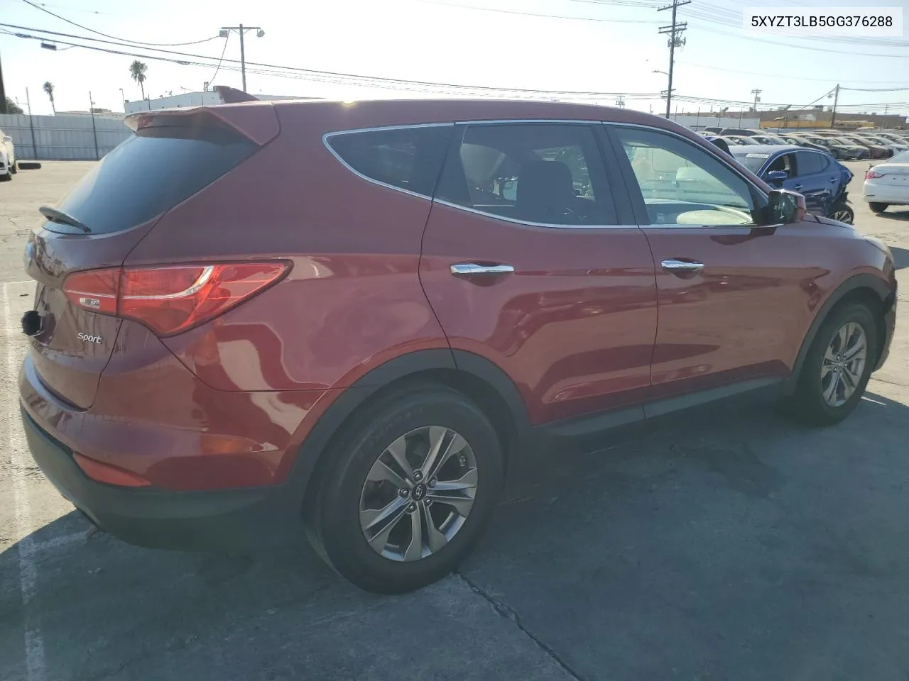 2016 Hyundai Santa Fe Sport VIN: 5XYZT3LB5GG376288 Lot: 70509724