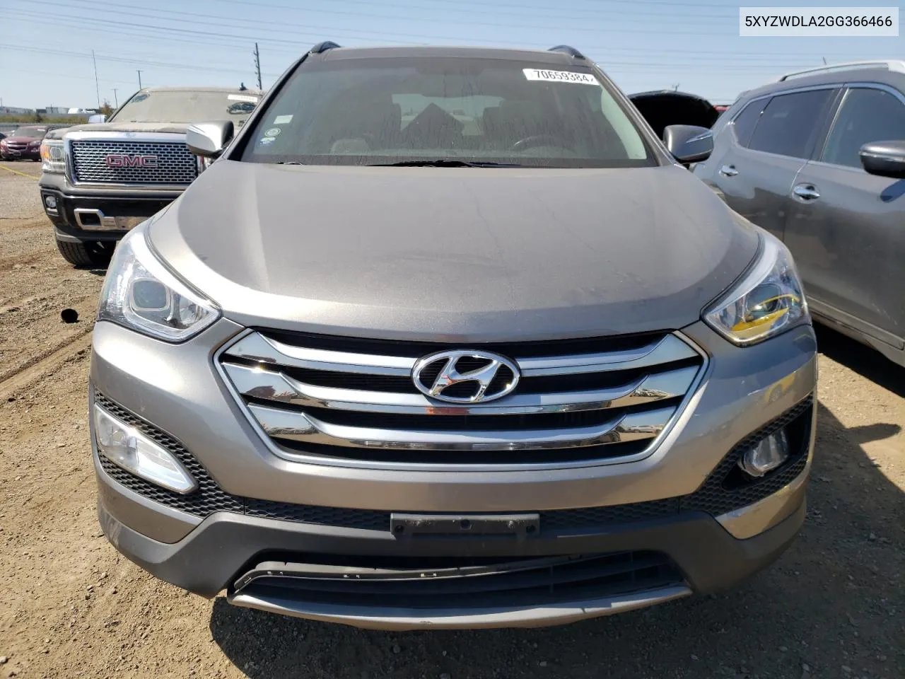 2016 Hyundai Santa Fe Sport VIN: 5XYZWDLA2GG366466 Lot: 70659384