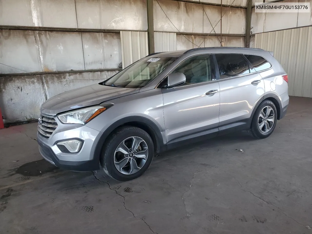 KM8SM4HF7GU153776 2016 Hyundai Santa Fe Se