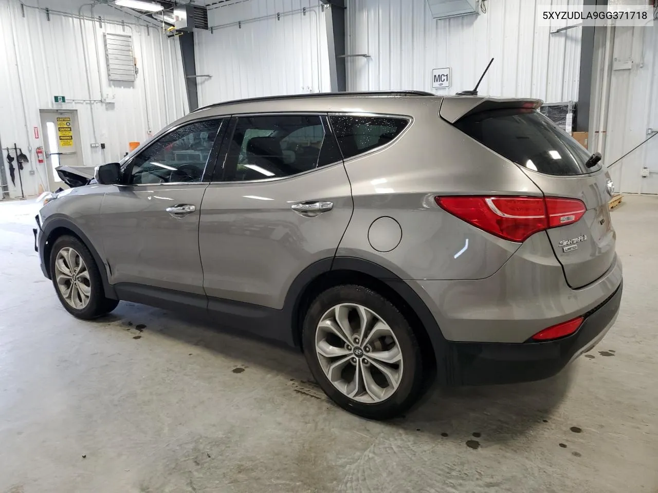 2016 Hyundai Santa Fe Sport VIN: 5XYZUDLA9GG371718 Lot: 70860714