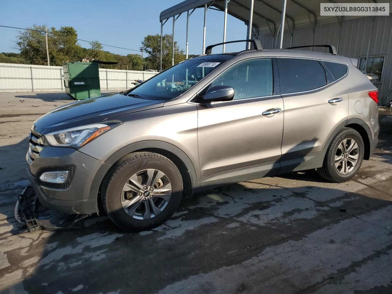 2016 Hyundai Santa Fe Sport VIN: 5XYZU3LB8GG313845 Lot: 70988774