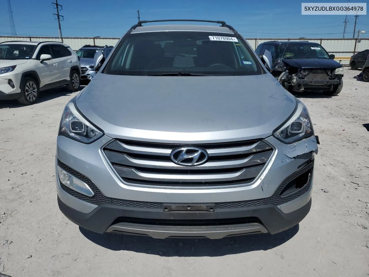 5XYZUDLBXGG364978 2016 Hyundai Santa Fe Sport