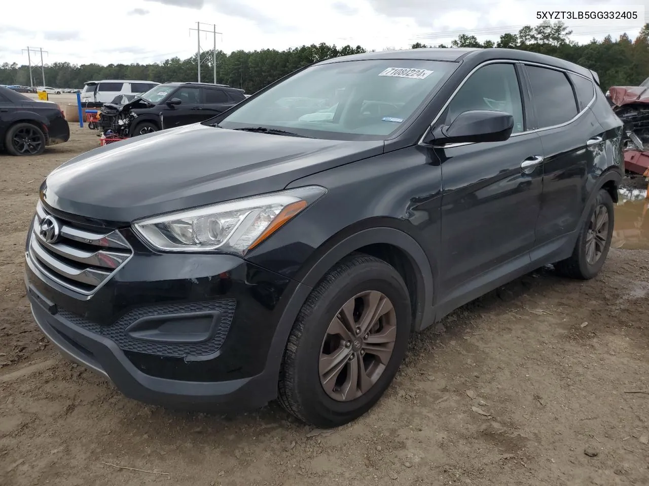 5XYZT3LB5GG332405 2016 Hyundai Santa Fe Sport