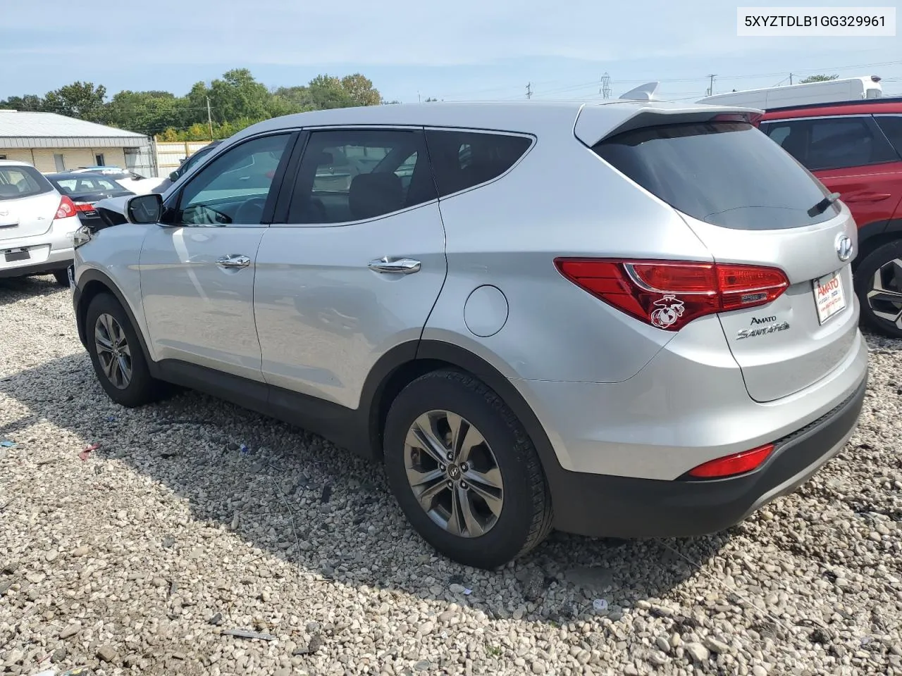 2016 Hyundai Santa Fe Sport VIN: 5XYZTDLB1GG329961 Lot: 71169964