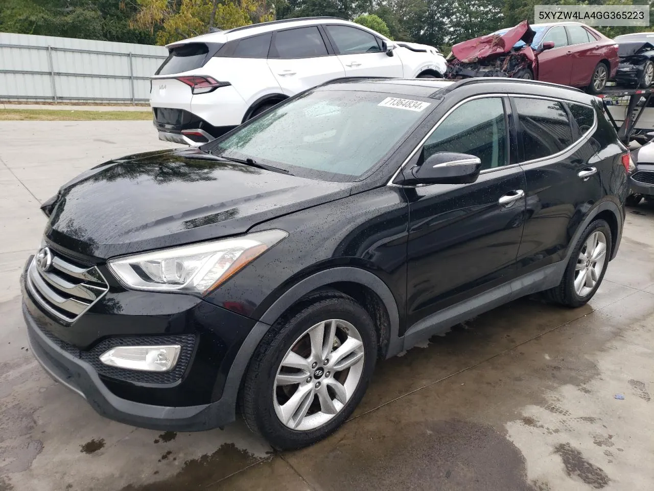 5XYZW4LA4GG365223 2016 Hyundai Santa Fe Sport