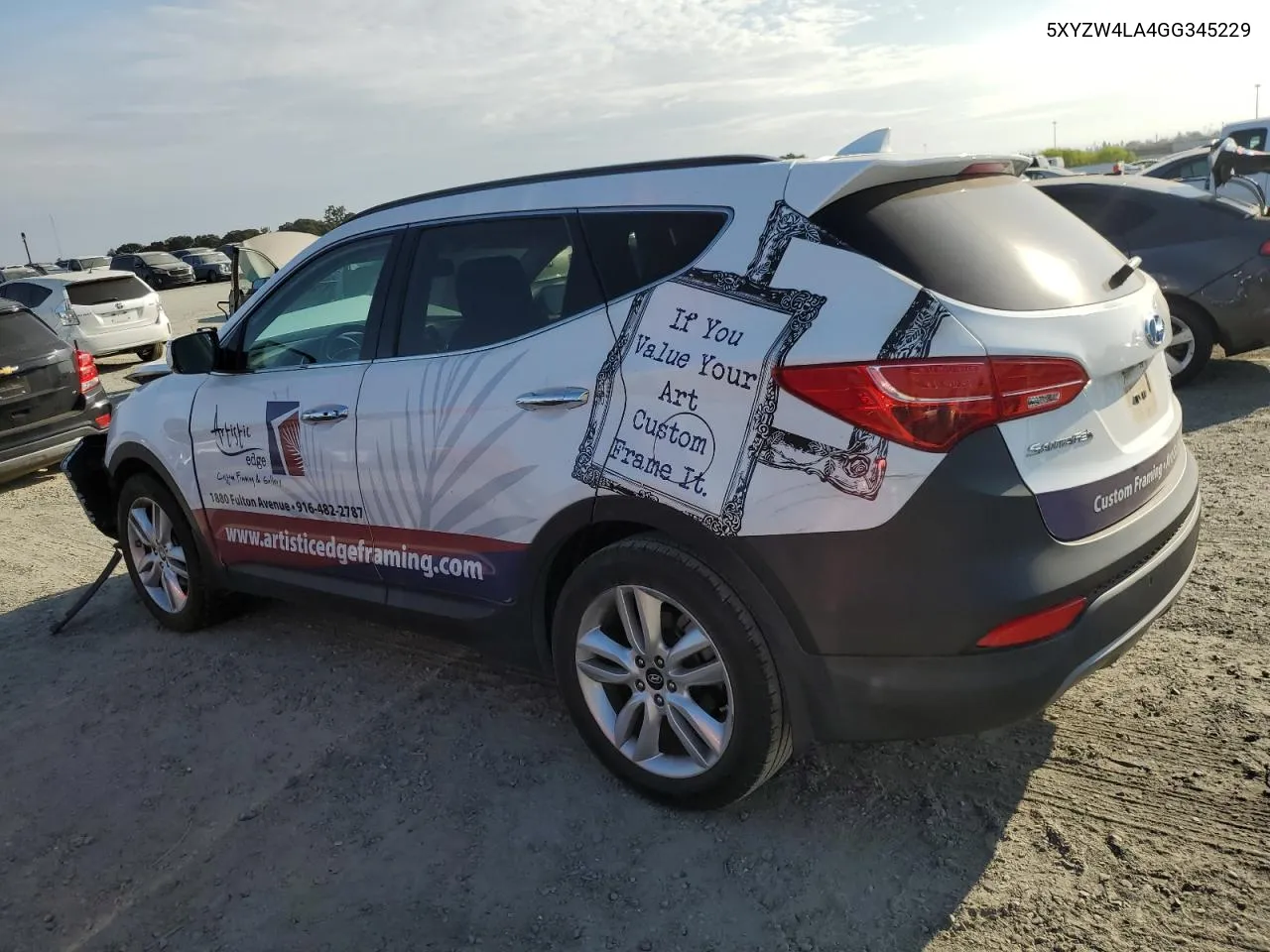 5XYZW4LA4GG345229 2016 Hyundai Santa Fe Sport