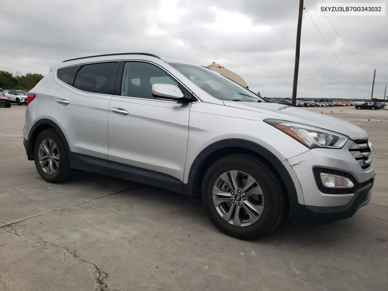 2016 Hyundai Santa Fe Sport VIN: 5XYZU3LB7GG343032 Lot: 71552724