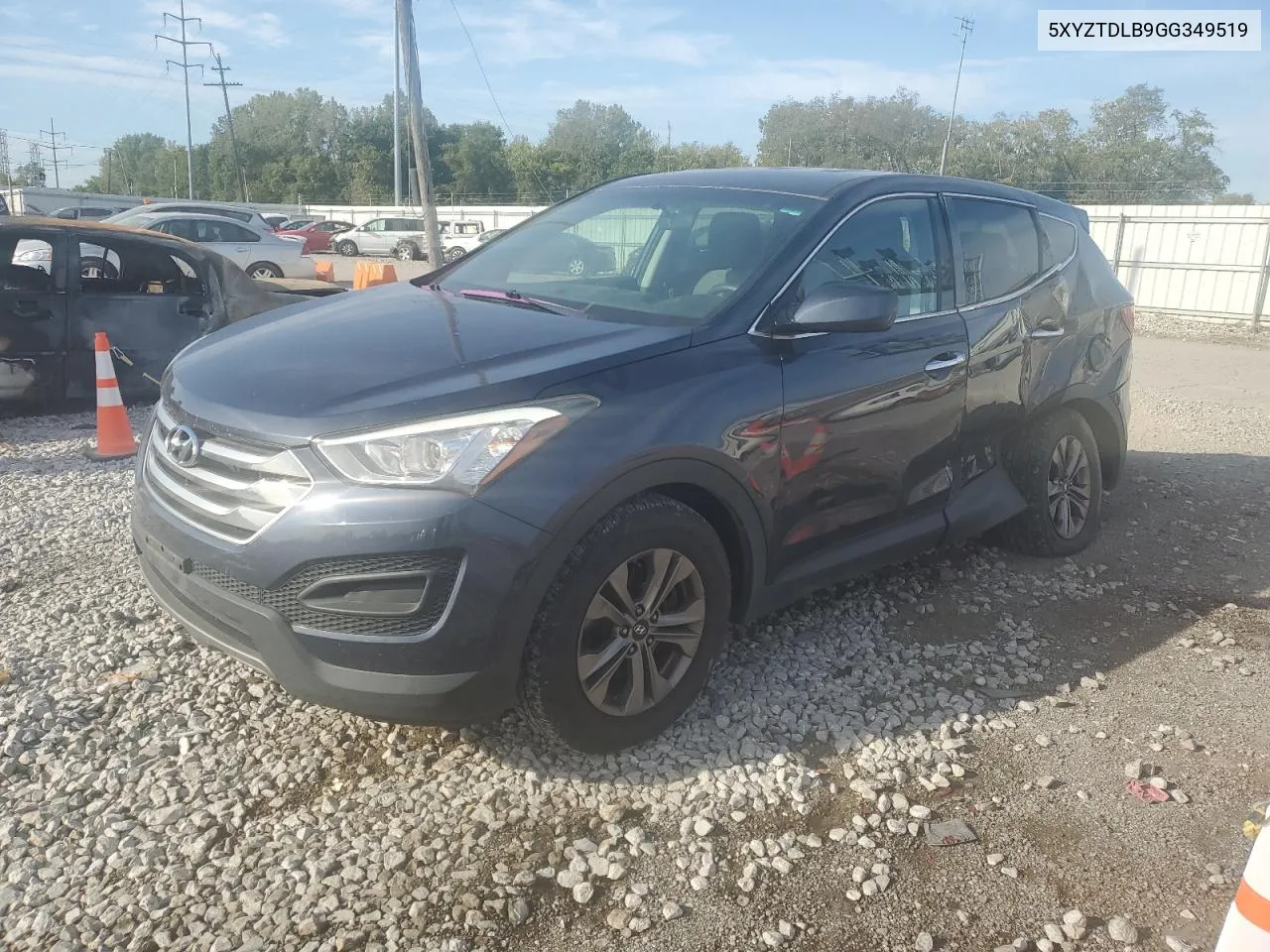 5XYZTDLB9GG349519 2016 Hyundai Santa Fe Sport