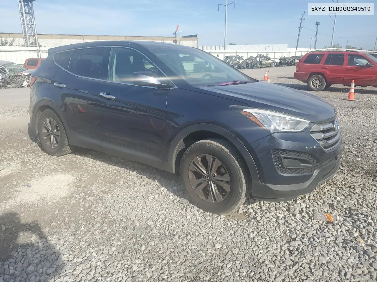 2016 Hyundai Santa Fe Sport VIN: 5XYZTDLB9GG349519 Lot: 71572934