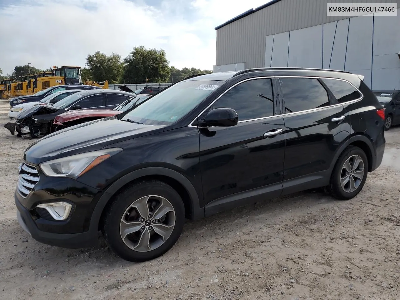 2016 Hyundai Santa Fe Se VIN: KM8SM4HF6GU147466 Lot: 71666844